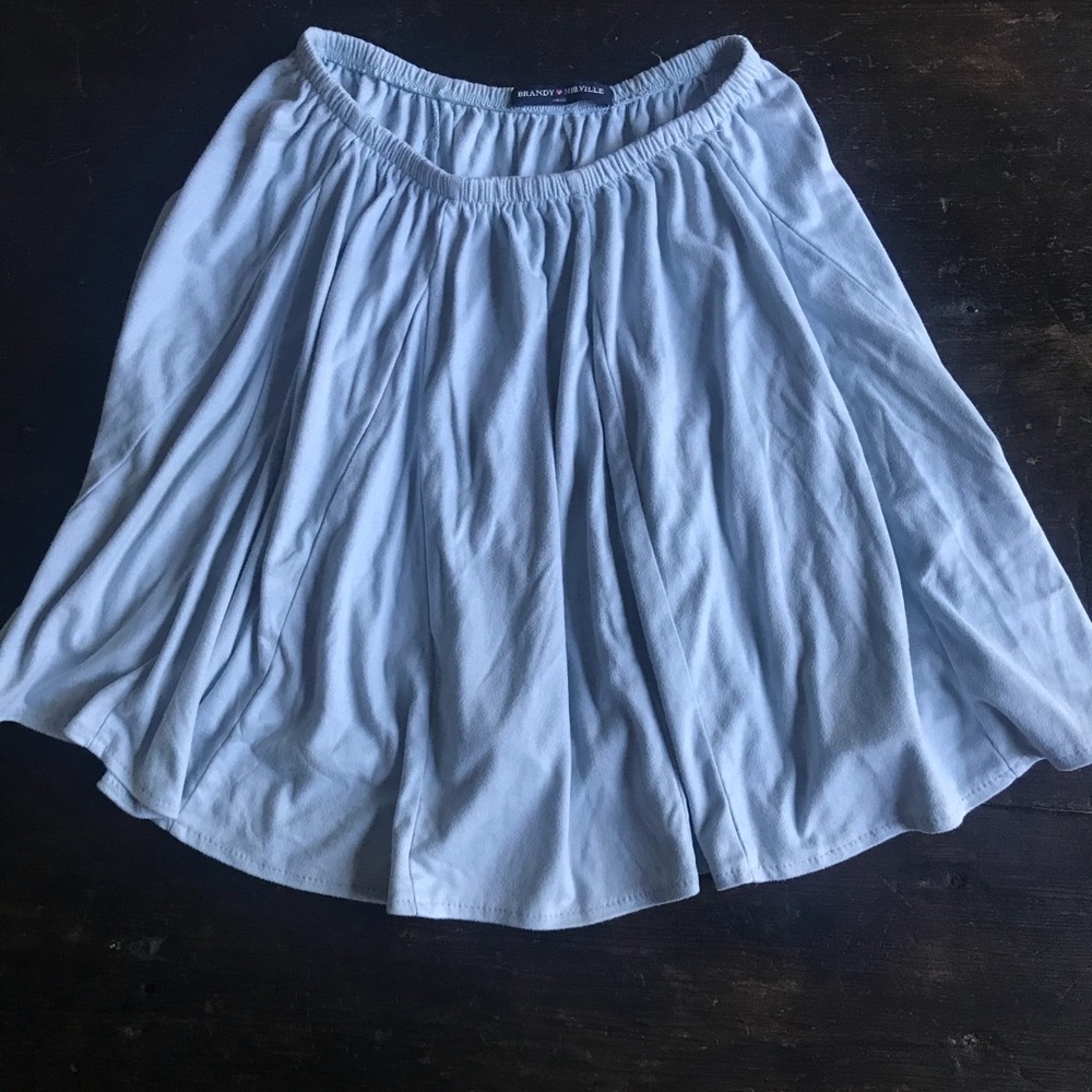 Brandy Melville suede skirt